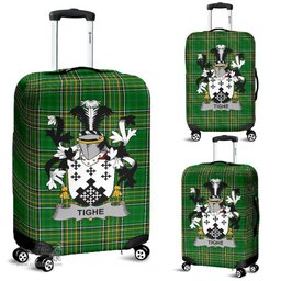 Irish Tighe or O'Teague Coat of Arms Family Crest Ireland Luggage Cover Irish National Tartan Irish County Luggage Cover