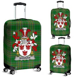 Irish Noonan or O'Noonan Coat of Arms Family Crest Ireland Luggage Cover Irish National Tartan Irish County Luggage Cover