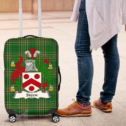 Irish Steen Coat of Arms Family Crest Ireland Luggage Cover Irish National Tartan Irish County Luggage Cover