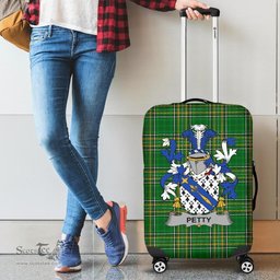 Irish Petty Coat of Arms Family Crest Ireland Luggage Cover Irish National Tartan Irish County Luggage Cover