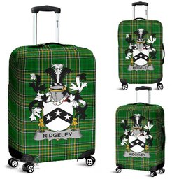 Irish Ridgeley Coat of Arms Family Crest Ireland Luggage Cover Irish National Tartan Irish County Luggage Cover