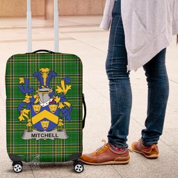 Irish Mitchell Coat of Arms Family Crest Ireland Luggage Cover Irish National Tartan Irish County Luggage Cover