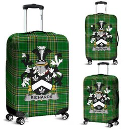 Irish Richards Coat of Arms Family Crest Ireland Luggage Cover Irish National Tartan Irish County Luggage Cover