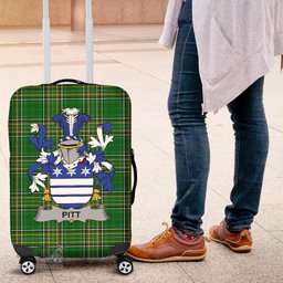 Irish Pitt Coat of Arms Family Crest Ireland Luggage Cover Irish National Tartan Irish County Luggage Cover