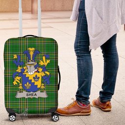 Irish Shea or O'Shee Coat of Arms Family Crest Ireland Luggage Cover Irish National Tartan Irish County Luggage Cover
