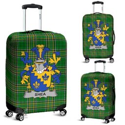 Irish Shea or O'Shee Coat of Arms Family Crest Ireland Luggage Cover Irish National Tartan Irish County Luggage Cover