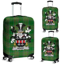 Irish Minne Coat of Arms Family Crest Ireland Luggage Cover Irish National Tartan Irish County Luggage Cover