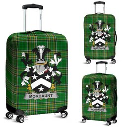 Irish Mordaunt Coat of Arms Family Crest Ireland Luggage Cover Irish National Tartan Irish County Luggage Cover