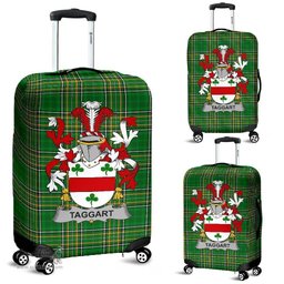 Irish Taggart or McEntaggart Coat of Arms Family Crest Ireland Luggage Cover Irish National Tartan Irish County Luggage Cover