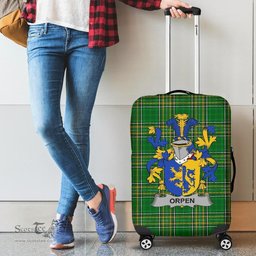 Irish Orpen Coat of Arms Family Crest Ireland Luggage Cover Irish National Tartan Irish County Luggage Cover