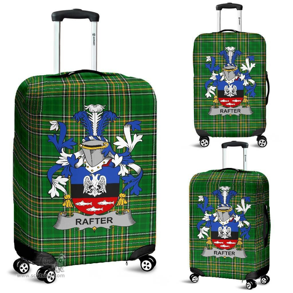 Irish Rafter Coat of Arms Family Crest Ireland Luggage Cover Irish National Tartan Irish County Luggage Cover