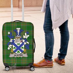 Irish Slater or Slator Coat of Arms Family Crest Ireland Luggage Cover Irish National Tartan Irish County Luggage Cover