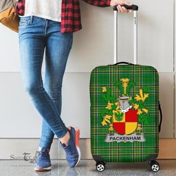 Irish Packenham Coat of Arms Family Crest Ireland Luggage Cover Irish National Tartan Irish County Luggage Cover