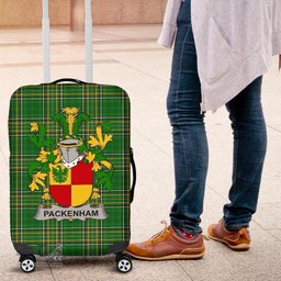 Irish Packenham Coat of Arms Family Crest Ireland Luggage Cover Irish National Tartan Irish County Luggage Cover