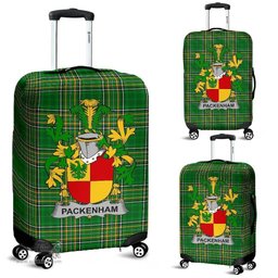 Irish Packenham Coat of Arms Family Crest Ireland Luggage Cover Irish National Tartan Irish County Luggage Cover