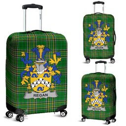Irish Regan or O'Regan Coat of Arms Family Crest Ireland Luggage Cover Irish National Tartan Irish County Luggage Cover