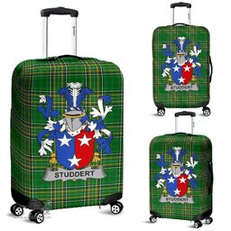 Irish Studdert Coat of Arms Family Crest Ireland Luggage Cover Irish National Tartan Irish County Luggage Cover