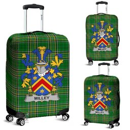 Irish Milley or O'Millea Coat of Arms Family Crest Ireland Luggage Cover Irish National Tartan Irish County Luggage Cover