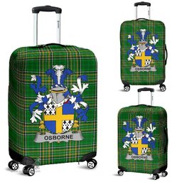 Irish Osborne Coat of Arms Family Crest Ireland Luggage Cover Irish National Tartan Irish County Luggage Cover