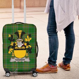 Irish Tanner Coat of Arms Family Crest Ireland Luggage Cover Irish National Tartan Irish County Luggage Cover