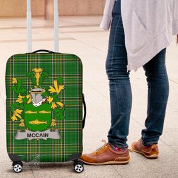 Irish McCain or O'Kane Coat of Arms Family Crest Ireland Luggage Cover Irish National Tartan Irish County Luggage Cover