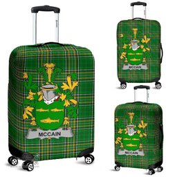 Irish McCain or O'Kane Coat of Arms Family Crest Ireland Luggage Cover Irish National Tartan Irish County Luggage Cover