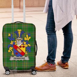 Irish Penrose Coat of Arms Family Crest Ireland Luggage Cover Irish National Tartan Irish County Luggage Cover
