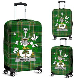 Irish Murphy (Wexford) Coat of Arms Family Crest Ireland Luggage Cover Irish National Tartan Irish County Luggage Cover