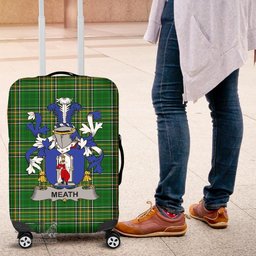 Irish Meath Coat of Arms Family Crest Ireland Luggage Cover Irish National Tartan Irish County Luggage Cover