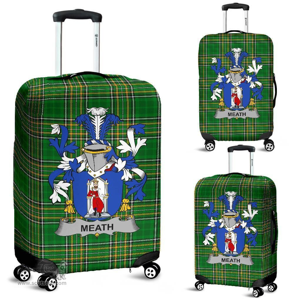Irish Meath Coat of Arms Family Crest Ireland Luggage Cover Irish National Tartan Irish County Luggage Cover
