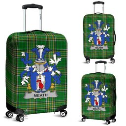 Irish Meath Coat of Arms Family Crest Ireland Luggage Cover Irish National Tartan Irish County Luggage Cover