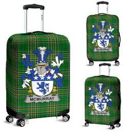 Irish McMurray Coat of Arms Family Crest Ireland Luggage Cover Irish National Tartan Irish County Luggage Cover