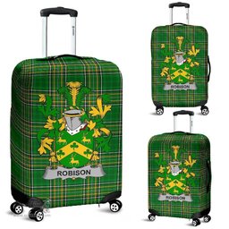 Irish Robison or Robinson Coat of Arms Family Crest Ireland Luggage Cover Irish National Tartan Irish County Luggage Cover