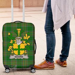 Irish Noone or O'Noone Coat of Arms Family Crest Ireland Luggage Cover Irish National Tartan Irish County Luggage Cover