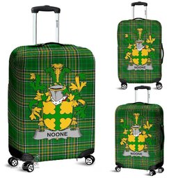 Irish Noone or O'Noone Coat of Arms Family Crest Ireland Luggage Cover Irish National Tartan Irish County Luggage Cover
