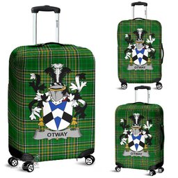 Irish Otway Coat of Arms Family Crest Ireland Luggage Cover Irish National Tartan Irish County Luggage Cover