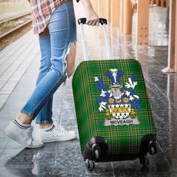 Irish McVeagh or McFingah Coat of Arms Family Crest Ireland Luggage Cover Irish National Tartan Irish County Luggage Cover