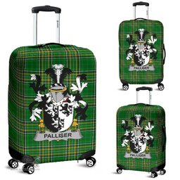 Irish Palliser Coat of Arms Family Crest Ireland Luggage Cover Irish National Tartan Irish County Luggage Cover