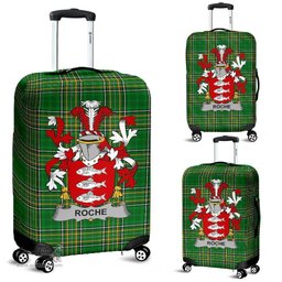 Irish Roche Coat of Arms Family Crest Ireland Luggage Cover Irish National Tartan Irish County Luggage Cover