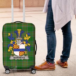 Irish Norreys Coat of Arms Family Crest Ireland Luggage Cover Irish National Tartan Irish County Luggage Cover