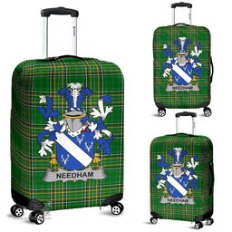 Irish Needham or O'Nee Coat of Arms Family Crest Ireland Luggage Cover Irish National Tartan Irish County Luggage Cover