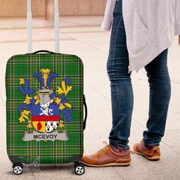Irish McEvoy or McKelvey Coat of Arms Family Crest Ireland Luggage Cover Irish National Tartan Irish County Luggage Cover