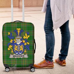 Irish Meagher or O'Maher Coat of Arms Family Crest Ireland Luggage Cover Irish National Tartan Irish County Luggage Cover