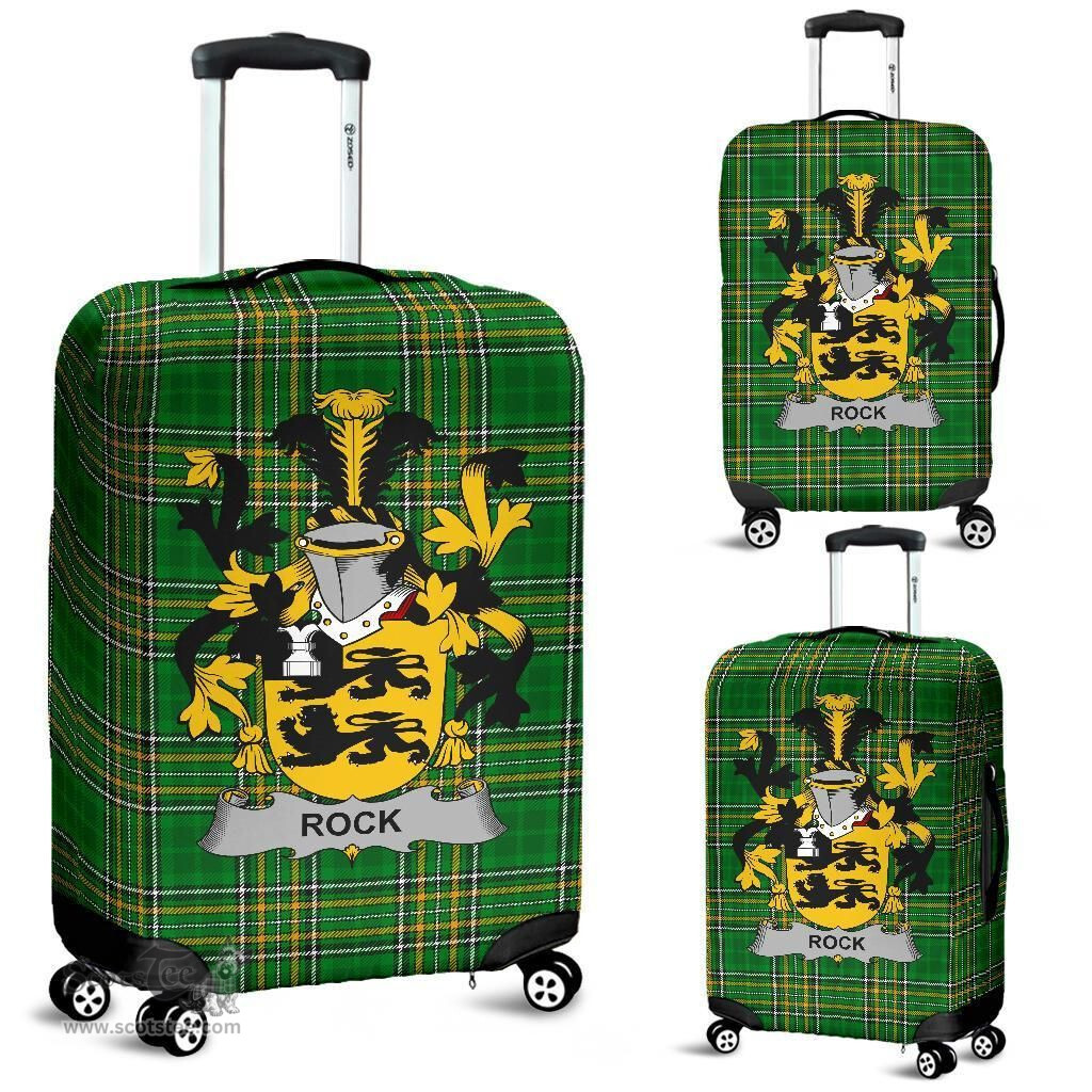 Irish Rock Coat of Arms Family Crest Ireland Luggage Cover Irish National Tartan Irish County Luggage Cover