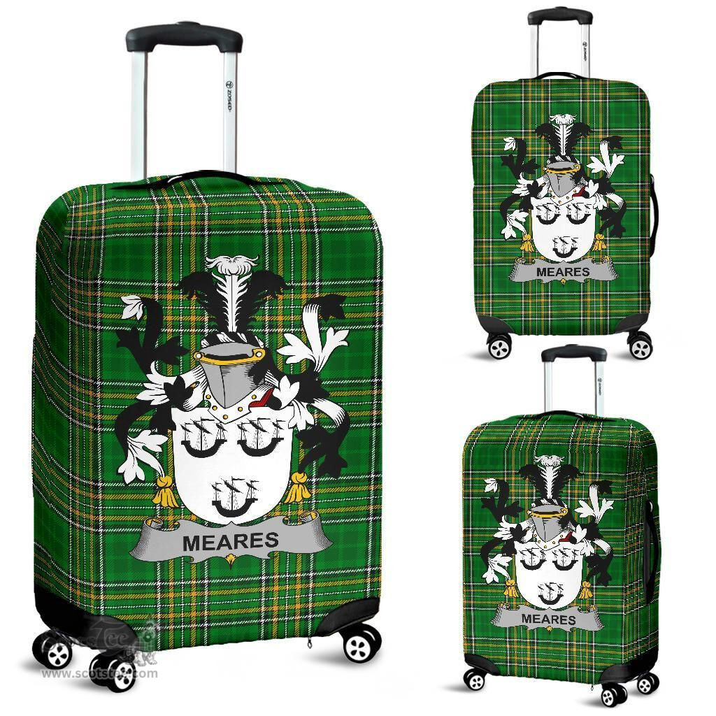 Irish Meares Coat of Arms Family Crest Ireland Luggage Cover Irish National Tartan Irish County Luggage Cover