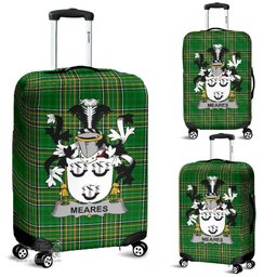 Irish Meares Coat of Arms Family Crest Ireland Luggage Cover Irish National Tartan Irish County Luggage Cover