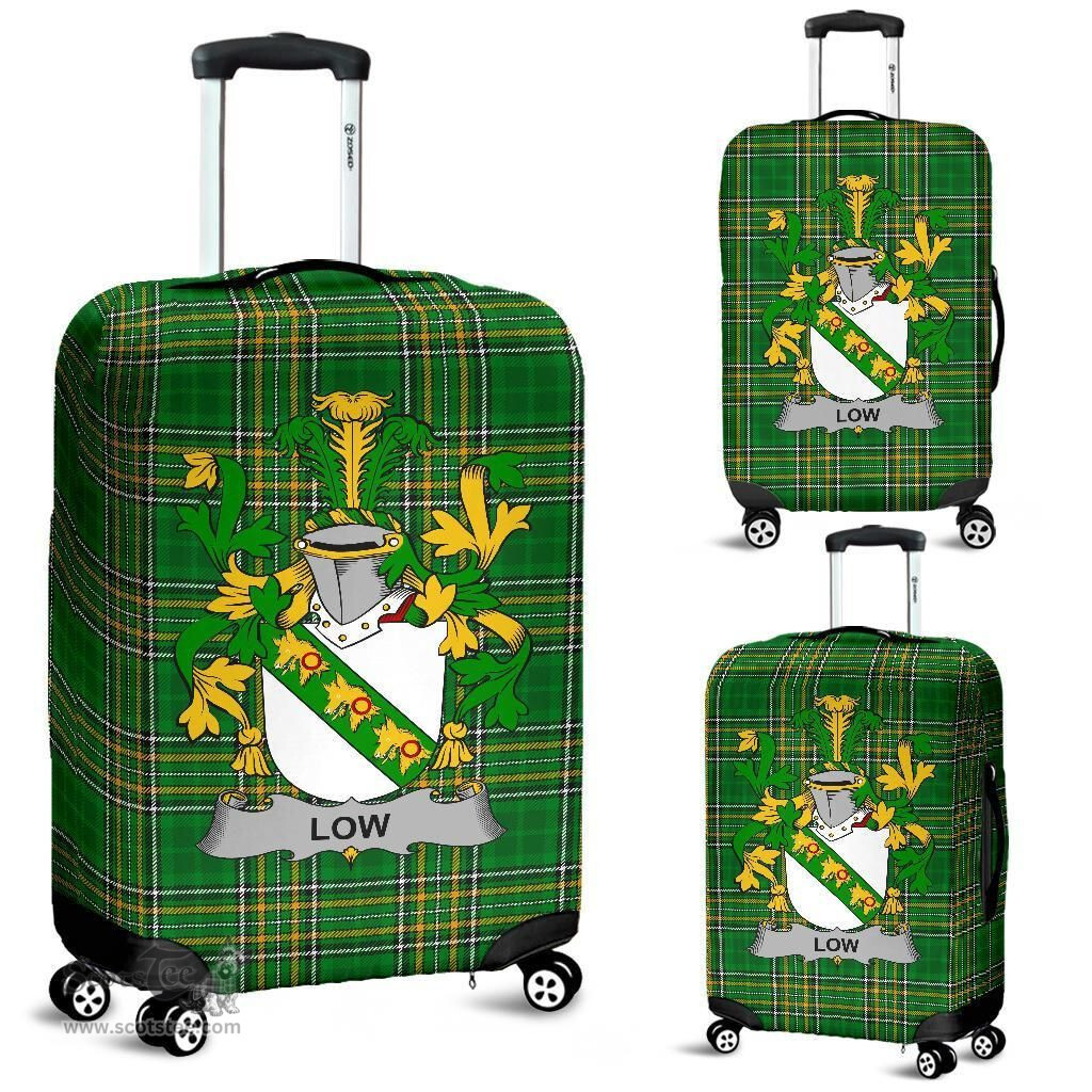 Irish Low Coat of Arms Family Crest Ireland Luggage Cover Irish National Tartan Irish County Luggage Cover