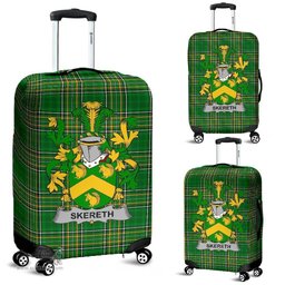 Irish Skereth or Skerret Coat of Arms Family Crest Ireland Luggage Cover Irish National Tartan Irish County Luggage Cover