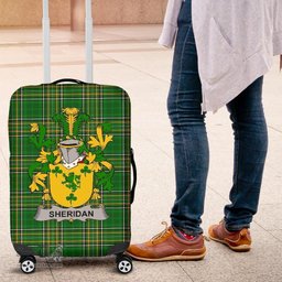 Irish Sheridan Coat of Arms Family Crest Ireland Luggage Cover Irish National Tartan Irish County Luggage Cover