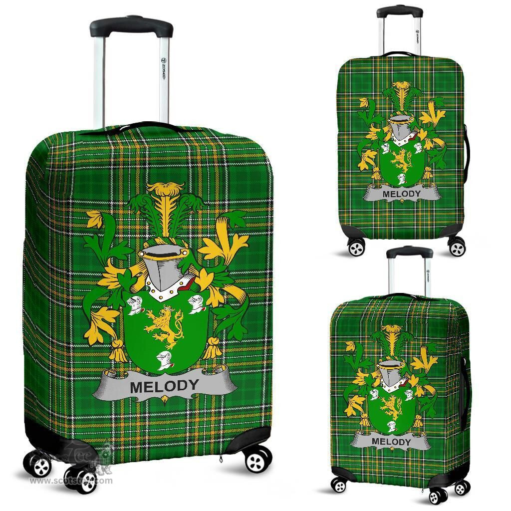 Irish Melody or O'Moledy Coat of Arms Family Crest Ireland Luggage Cover Irish National Tartan Irish County Luggage Cover